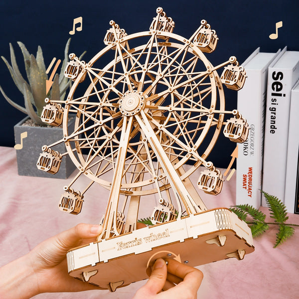 Rolife Ferris Wheel (TGN01) - Mô hình Gỗ 3D Lắp ráp Hộp nhạc DIY - Rolife