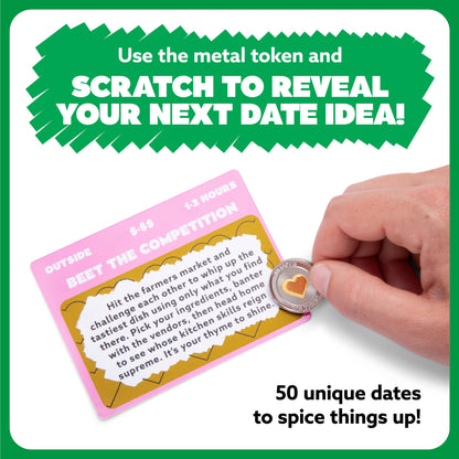 Date Night Scratch-Off Cards - Bộ Thẻ Cào 50 Ý Tưởng Hẹn Hò Độc Đáo - Relatable - Hình ảnh chi tiết 2