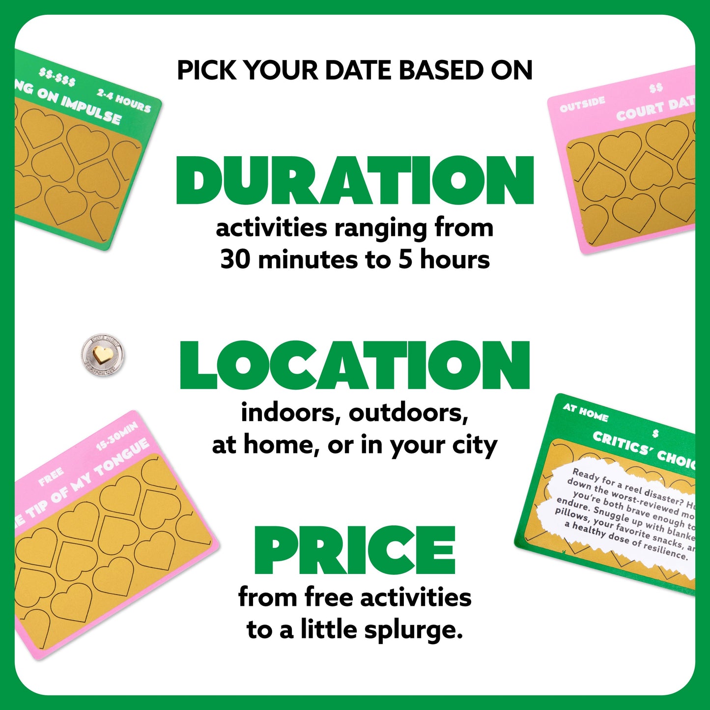 Date Night Scratch-Off Cards - Bộ Thẻ Cào 50 Ý Tưởng Hẹn Hò Độc Đáo - Relatable - Góc nhìn khác 3