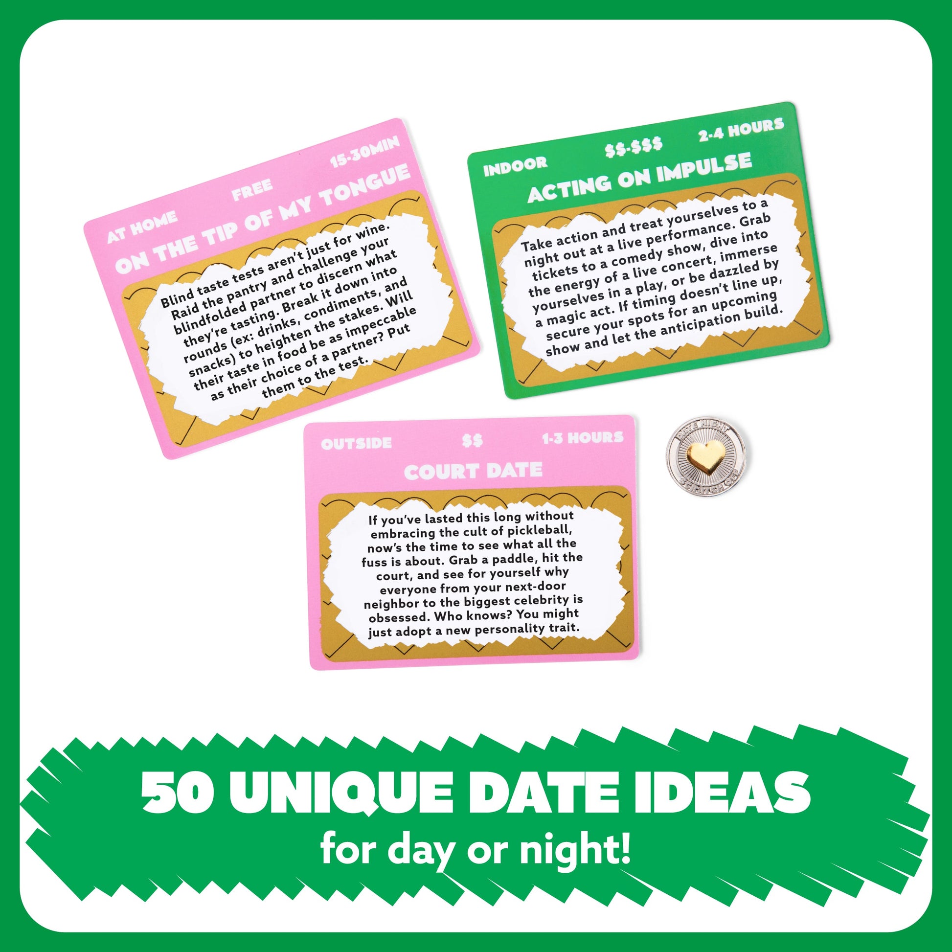 Date Night Scratch-Off Cards - Bộ Thẻ Cào 50 Ý Tưởng Hẹn Hò Độc Đáo - Relatable - Hình ảnh bổ sung 4