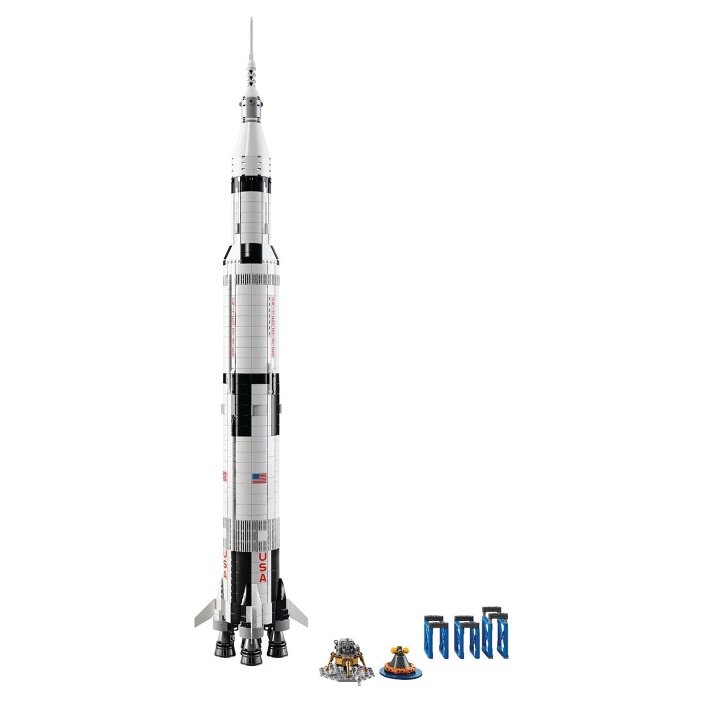 LEGO® Ideas NASA Apollo Saturn V - Mô hình Tên lửa Vũ trụ NASA - LEGO 92176 - Hình ảnh chi tiết 2
