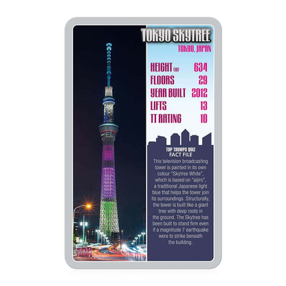 Skyscrapers Top Trumps Card Game - Trò chơi thẻ bài kiến trúc & giáo dục - Winning Moves - Hình ảnh chi tiết 2
