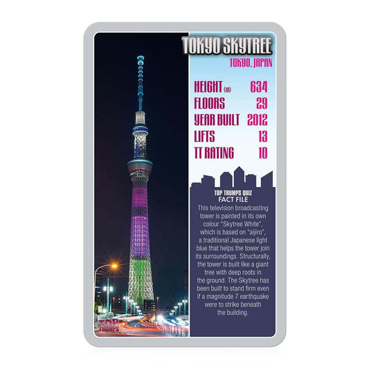 Skyscrapers Top Trumps Card Game - Trò chơi thẻ bài kiến trúc & giáo dục - Winning Moves - Hình ảnh chi tiết 2