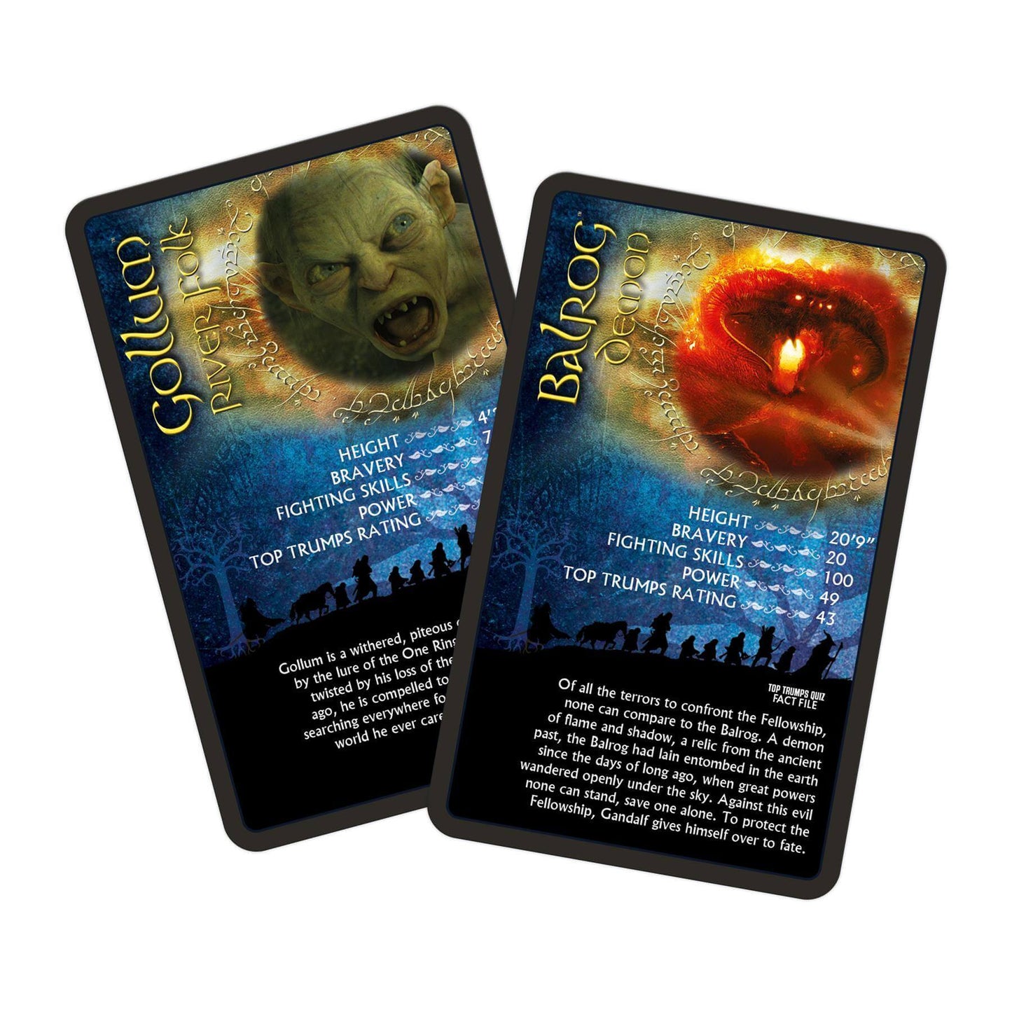 Lord of the Rings Top Trumps Battle Mat Card Game - Board Game Thẻ Bài Chiến Thuật - Winning Moves - Góc nhìn khác 3