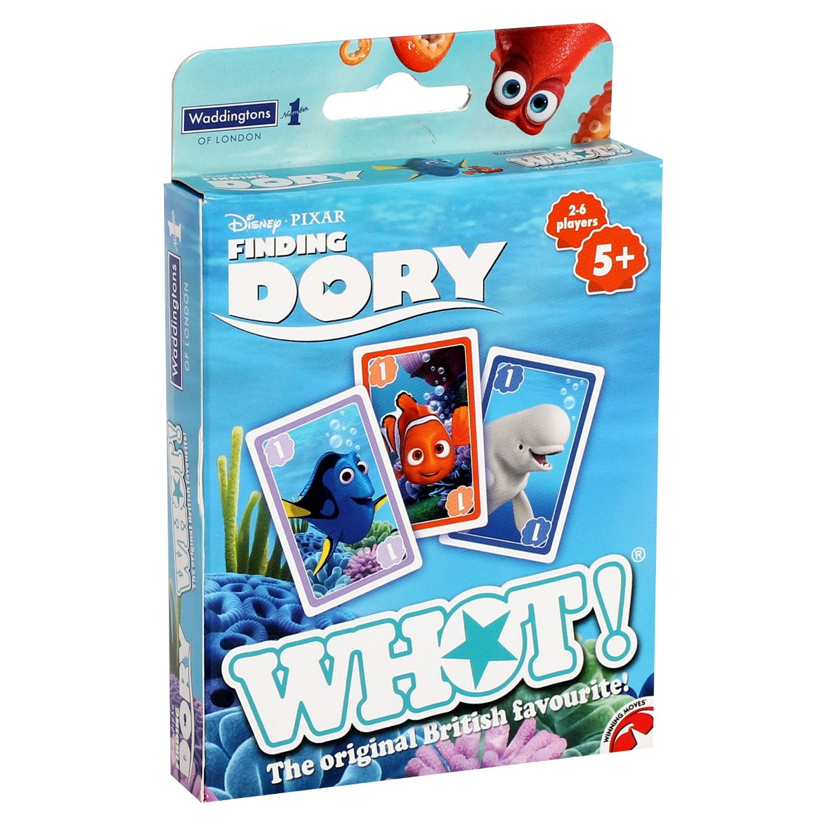 Finding Dory WHOT! Card Game - Trò chơi thẻ bài gia đình - Winning Moves - Hình ảnh sản phẩm