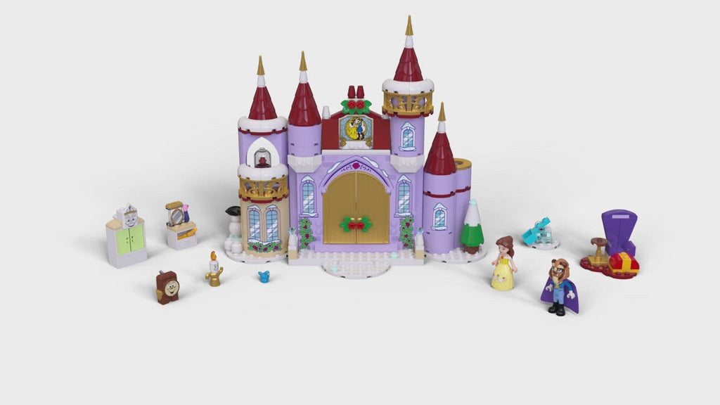 LEGO® Disney Belle's Castle Winter Celebration - Bộ Đồ Chơi Lắp Ráp Lâu Đài Người Đẹp Và Quái Vật - LEGO 43180 - Hình ảnh chi tiết 2