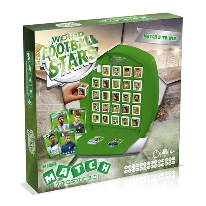 World Football Stars Green Top Trumps Match - Trò Chơi Xếp Khối Trí Tuệ Siêu Sao Bóng Đá - Winning Moves - Hình ảnh sản phẩm