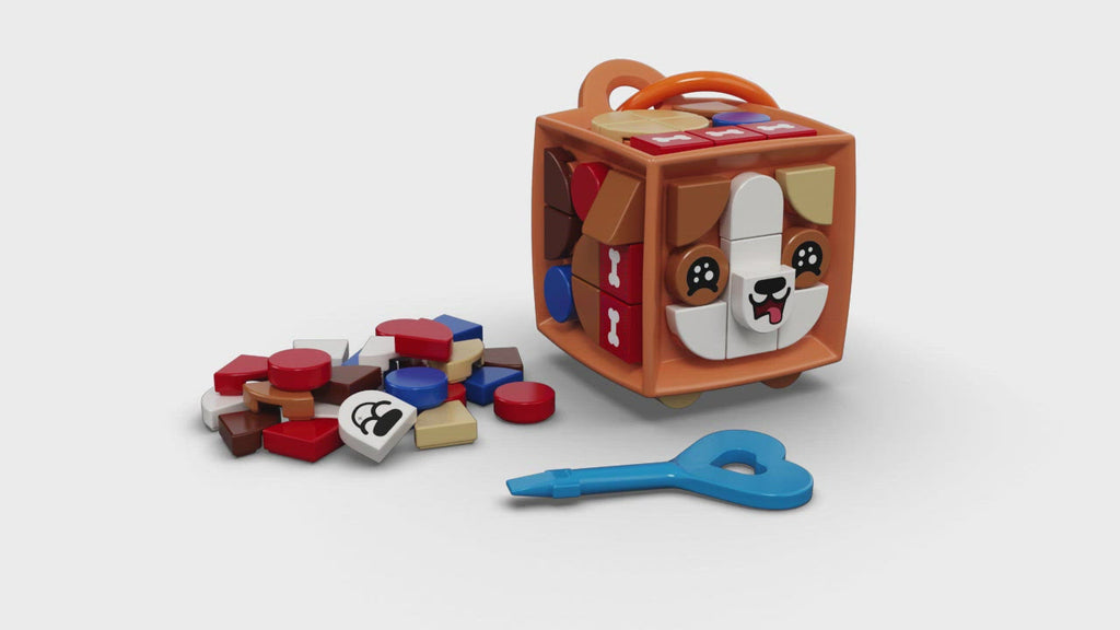 LEGO® DOTS™ Bag Tag Dog - Móc Treo Túi Hình Chú Chó - LEGO 41927 - Hình ảnh chi tiết 2