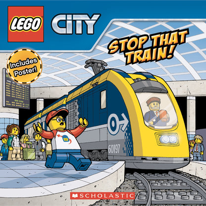 LEGO City 8X8 Stop That Train - Truyện Minh Họa Kèm Poster - LEGO City - Hình ảnh chi tiết 2
