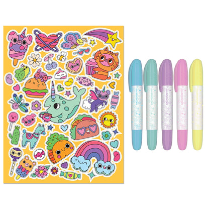 Jr Kaleidoscope Colouring Kit Too Cute