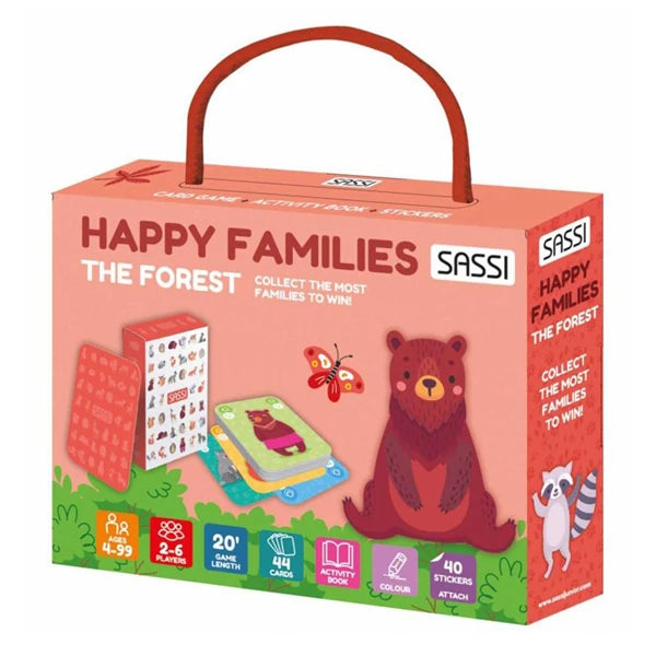 CARD GAMES - HAPPY FAMILIES. THE FOREST_SASSI 0325