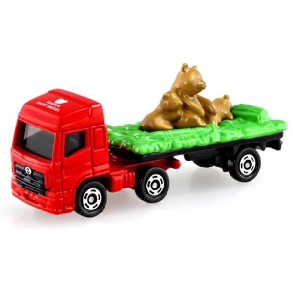 Tomica Event Model No. 24 Hino Profia Tomica Zoo Animal Transporter Brown Bear Parent and Cubs