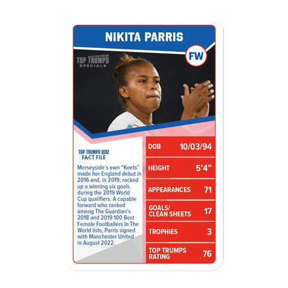 Top Trumps - England Womens Football Stars Edition Trò Chơi Thẻ Bài Bóng Đá Nữ Winning Moves - Hình ảnh bổ sung 4