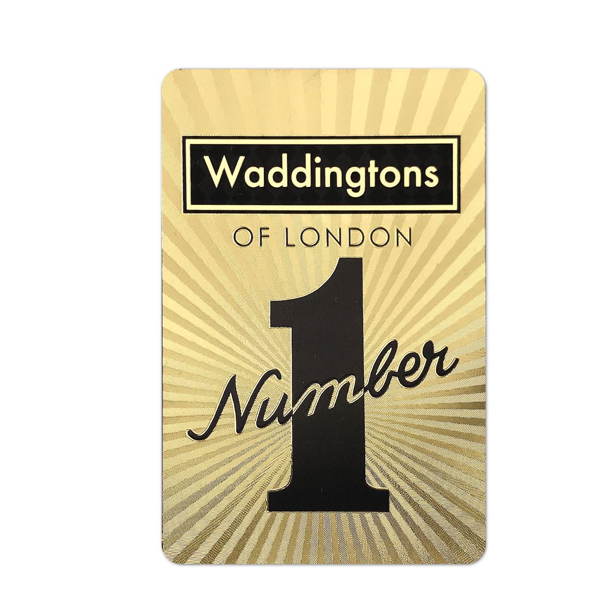 Classic Gold Waddingtons Number 1 Playing Cards - Bộ Bài Tây Màu Vàng Holographic Cao Cấp Winning Moves - Hình ảnh bổ sung 7