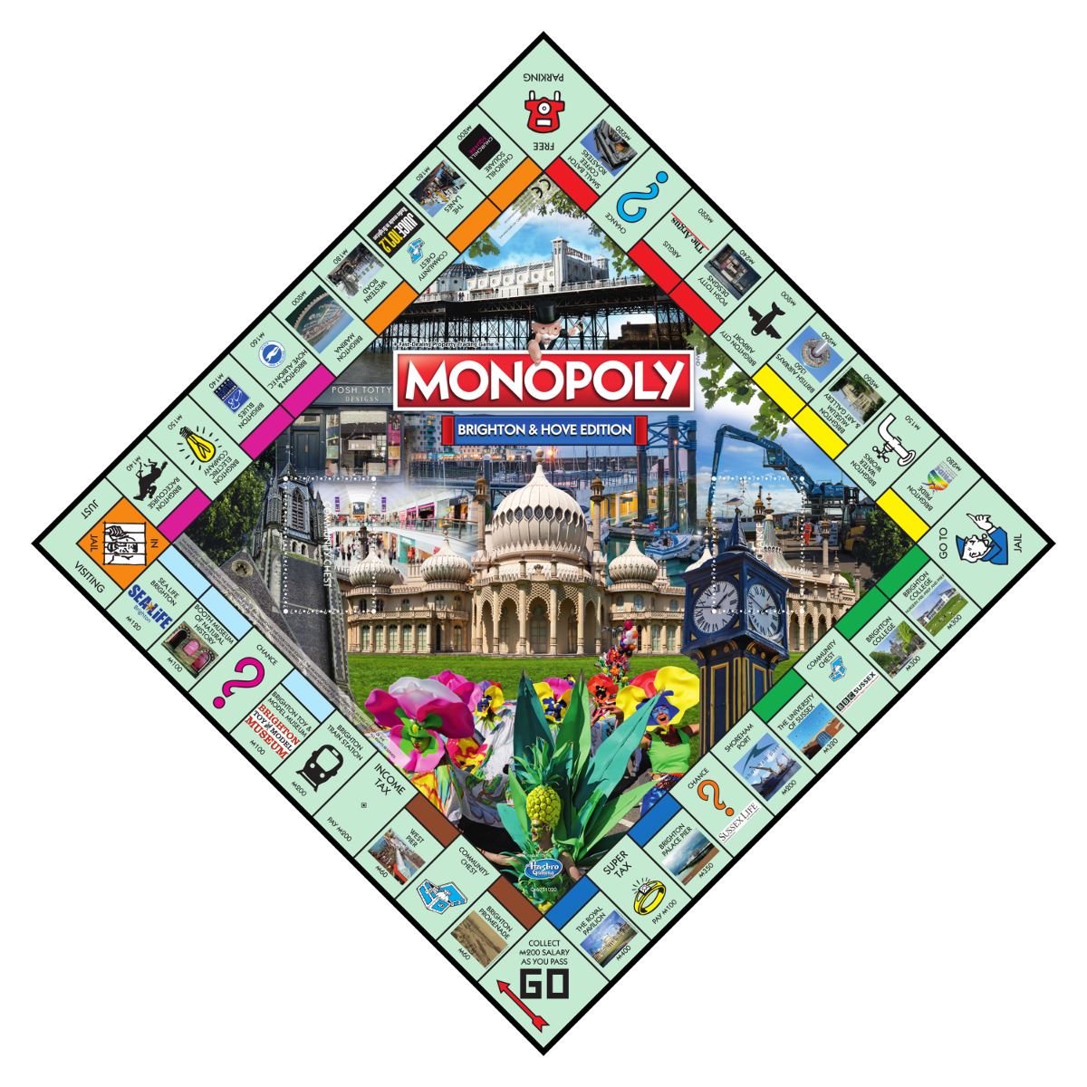 Brighton & Hove Monopoly Board Game - Trò chơi cờ tỷ phú phiên bản thành phố - Winning Moves - Hình ảnh bổ sung 5