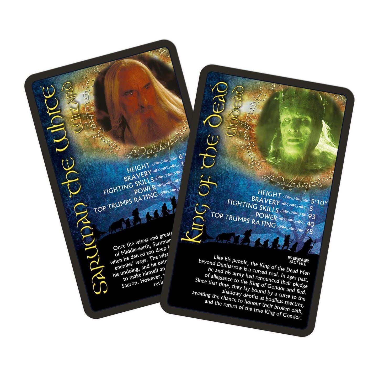 Lord of the Rings Top Trumps Battle Mat Card Game - Board Game Thẻ Bài Chiến Thuật - Winning Moves - Hình ảnh chi tiết 2