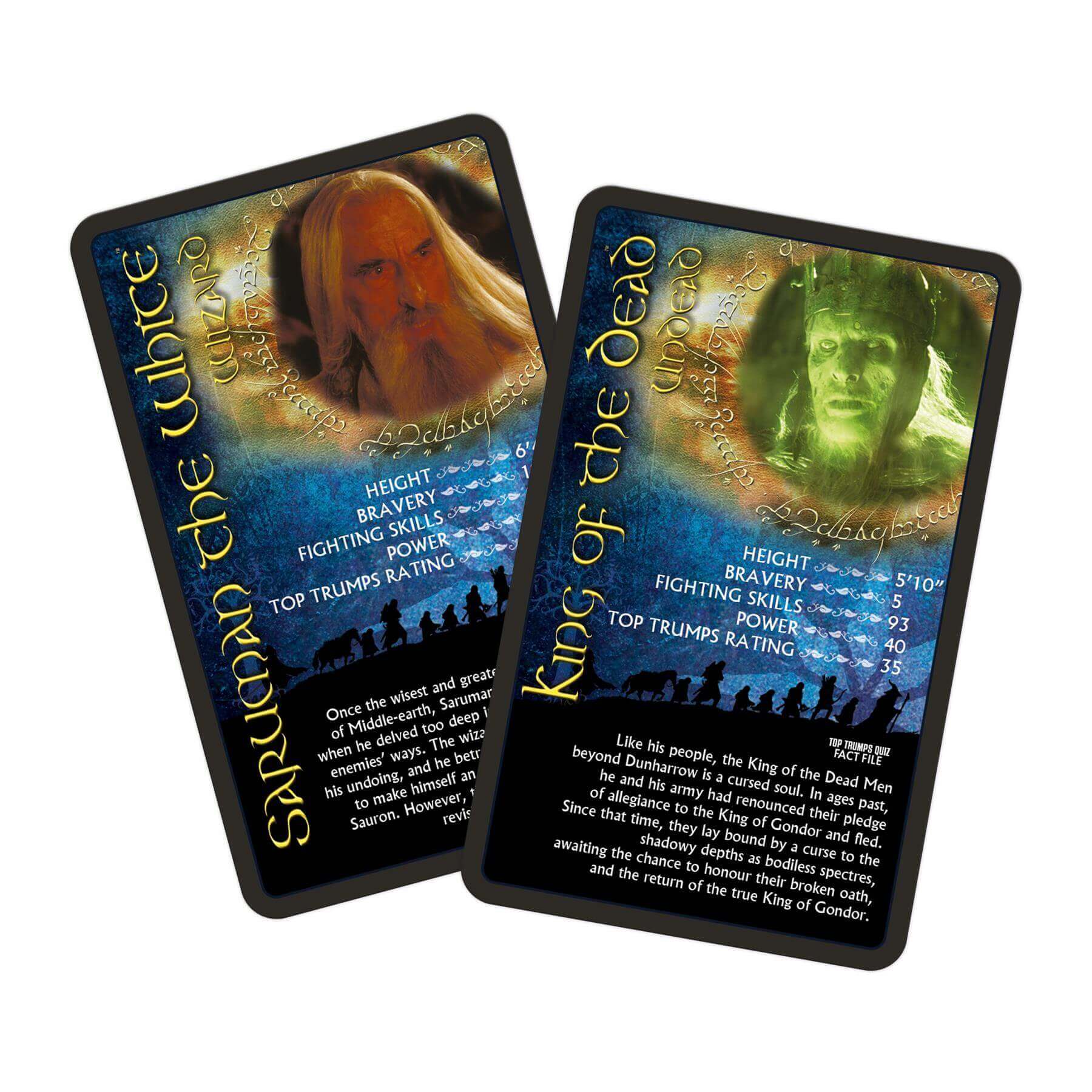 Lord of the Rings Top Trumps Battle Mat Card Game - Board Game Thẻ Bài Chiến Thuật - Winning Moves - Hình ảnh chi tiết 2