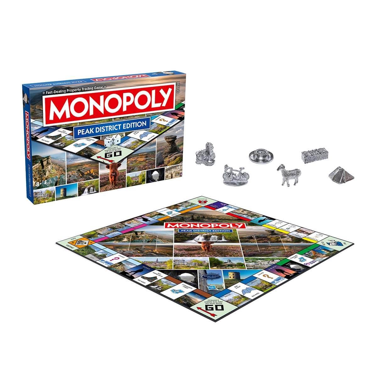 Peak District Monopoly Board Game - Cờ Tỷ Phú Phiên Bản Vườn Quốc Gia - Winning Moves