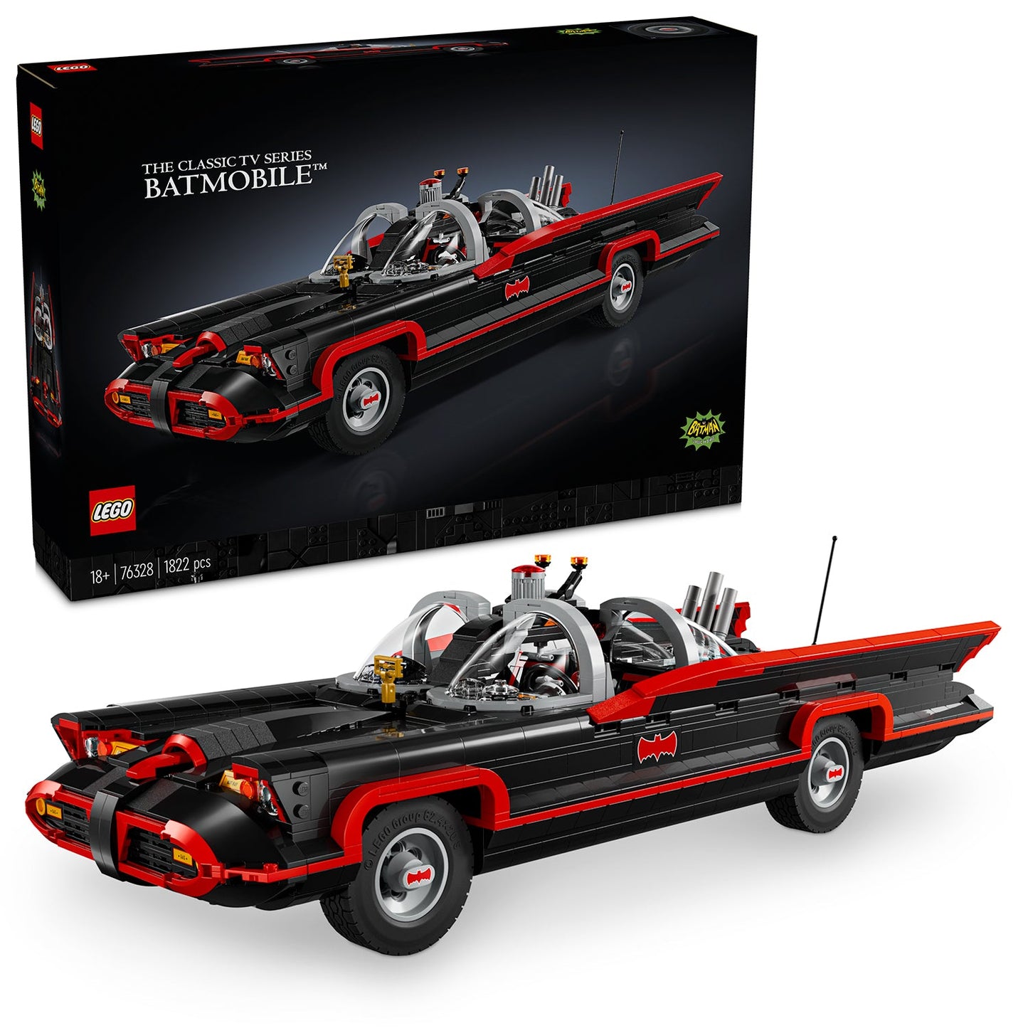 LEGO® DC Batman™: The Classic TV Series Batmobile™ - Mô Hình Xe Batmobile Cổ Điển 1966 - LEGO 76328