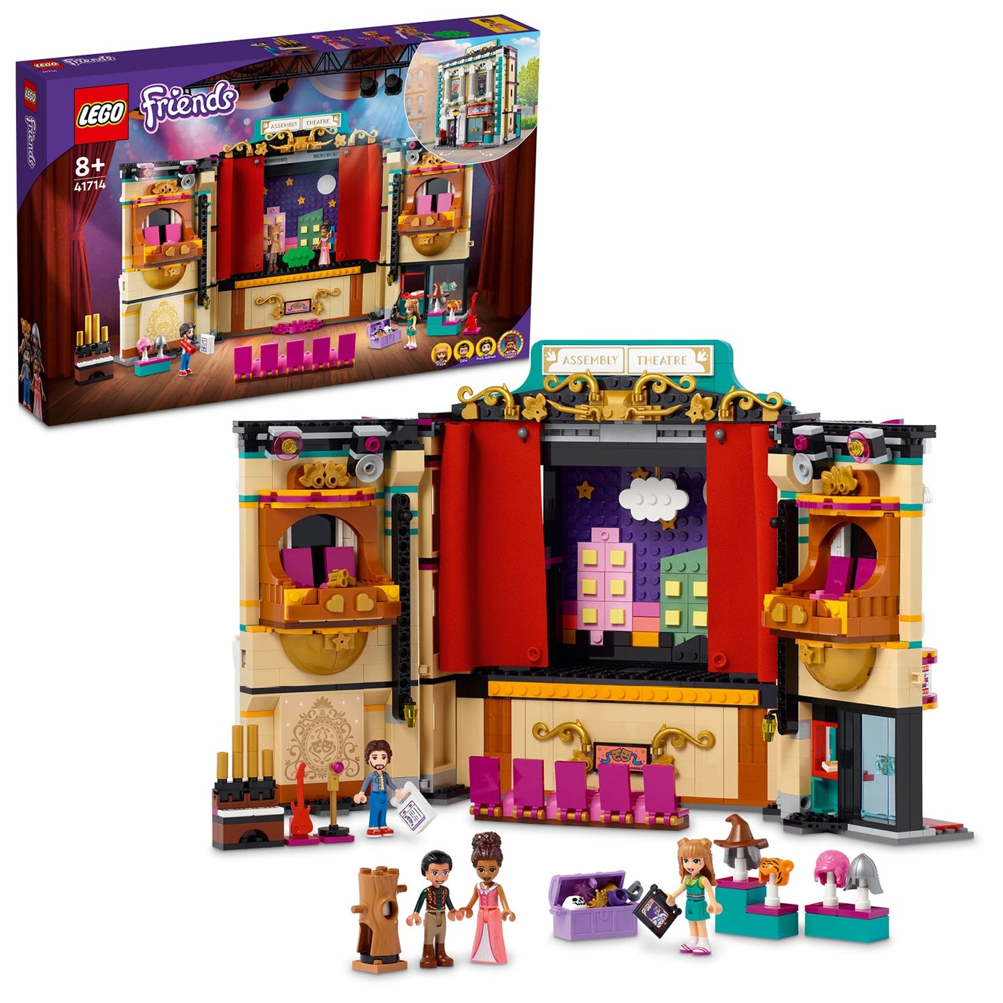 LEGO® Friends™ Andrea’s Theater School - Đồ Chơi Lắp Ráp Nhà Hát Nghệ Thuật 41714