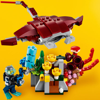 LEGO® Creator 3-in-1 Sunken Treasure Mission - Bộ Lắp Ráp Sứ Mệnh Kho Báu Dưới Biển - LEGO 31130 LEGO - ảnh 6 - LEGO Creator 