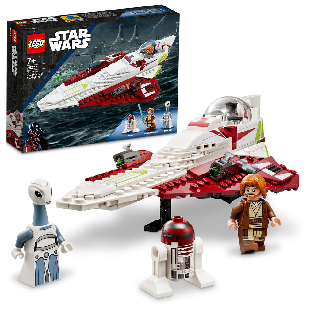 LEGO® Star Wars™ Obi-Wan Kenobi’s Jedi Starfighter™ - Mô hình lắp ráp Chiến hạm Jedi - LEGO 75333 LEGO - ảnh 2 - Đồ chơi lắp 