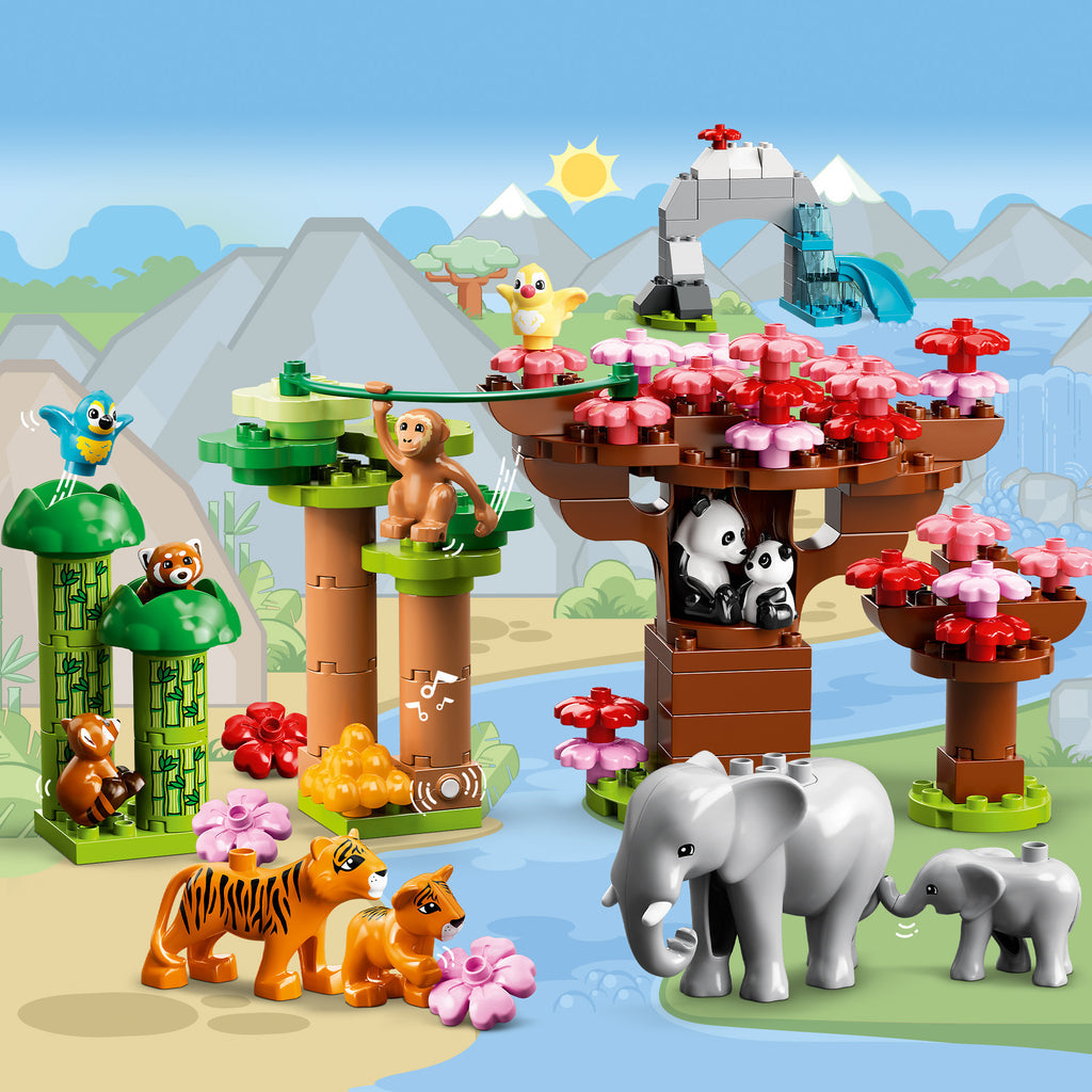 LEGO® DUPLO™ Wild Animals of Asia - Đồ Chơi Lắp Ráp Động Vật Hoang Dã Châu Á - LEGO 10974 LEGO - ảnh 2 - Lego