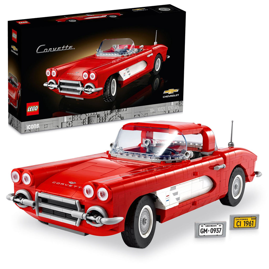 LEGO® ICONS™ Corvette - Mô hình Xe hơi Cổ điển Chevrolet 1961 (10321) LEGO - ảnh 4 - LEGO Icons