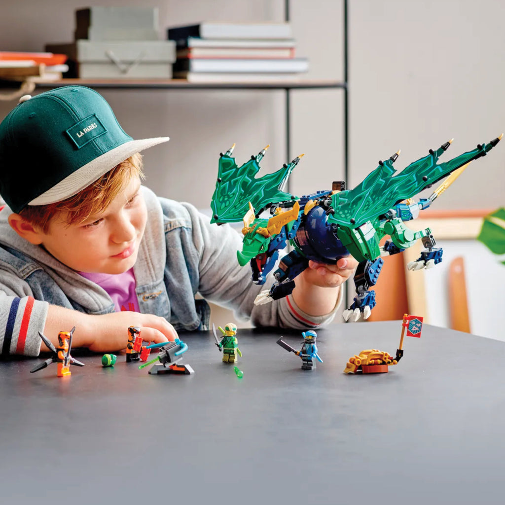 LEGO® NINJAGO® Lloyd’s Legendary Dragon - Đồ chơi lắp ráp Rồng Huyền Thoại của Lloyd - LEGO 71766 - Góc nhìn khác 3