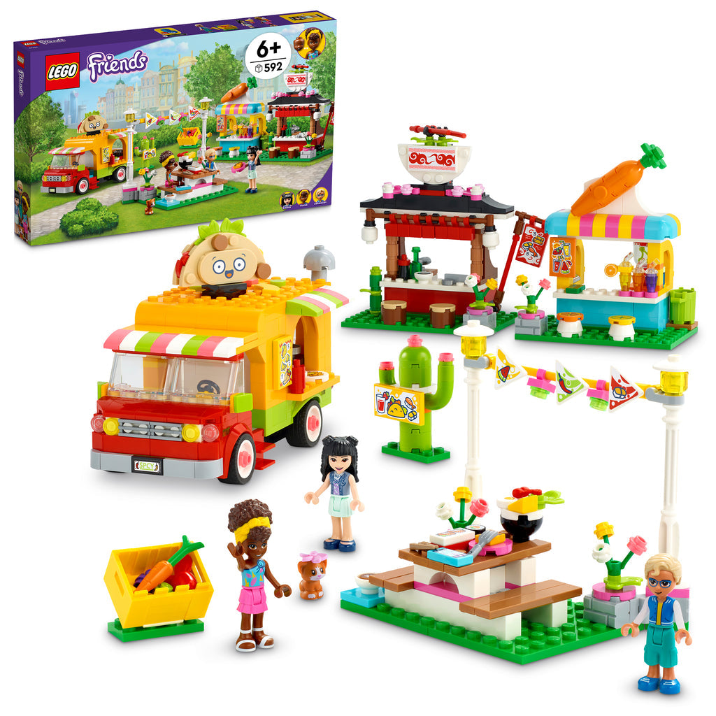 LEGO® Friends™ Street Food Market - Đồ Chơi Lắp Ráp Chợ Ẩm Thực Đường Phố - LEGO 41701