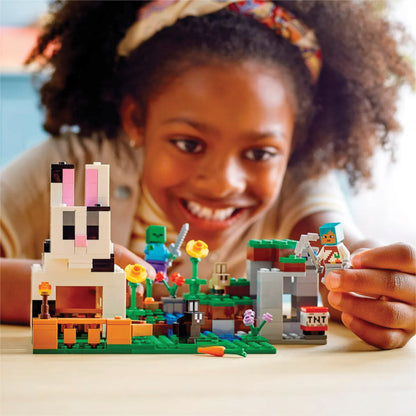 LEGO® Minecraft® The Rabbit Ranch - Đồ chơi lắp ráp Trang trại Thỏ - LEGO 21181 - Góc nhìn khác 3