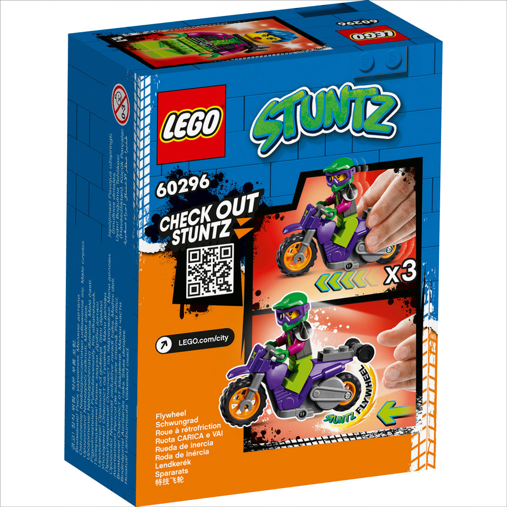 LEGO® City Wheelie Stunt Bike - Đồ chơi lắp ráp mô tô mạo hiểm bốc đầu - LEGO 60296 LEGO - ảnh 2 - Đồ chơi lắp ráp