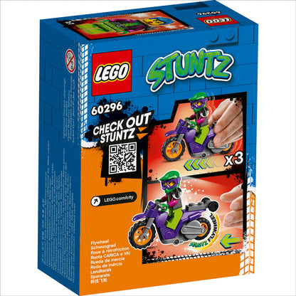 LEGO® City Wheelie Stunt Bike - Đồ chơi lắp ráp mô tô mạo hiểm bốc đầu - LEGO 60296 LEGO - ảnh 2 - Đồ chơi lắp ráp