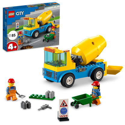 LEGO® City Cement Mixer Truck - Xe Trộn Bê Tông Chính Hãng - LEGO 60325 LEGO - ảnh 5 - LEGO City Construction