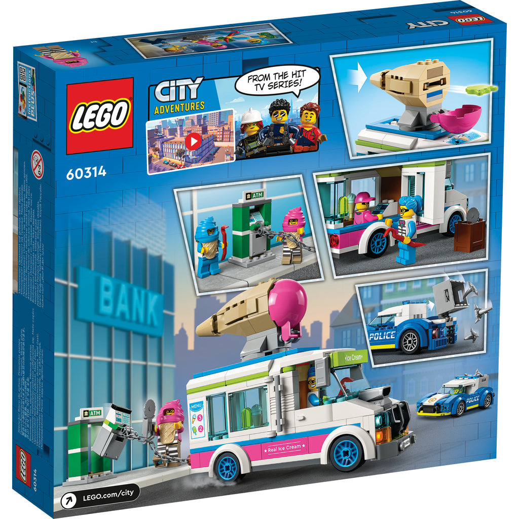 LEGO® City Cream Truck Police Chase - Đồ Chơi Lắp Ráp Cảnh Sát Truy Đuổi Xe Kem LEGO 60314 LEGO - ảnh 5 - Lego