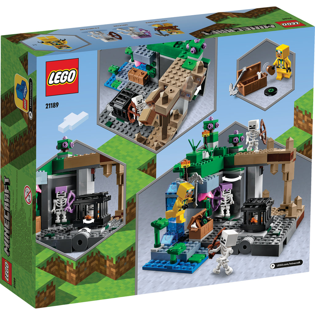 LEGO® Minecraft® The Skeleton Dungeon - Bộ Lắp Ráp Hang Động Xương - LEGO 21189 LEGO - ảnh 7 - LEGO Sets