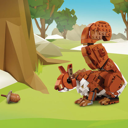 LEGO® Creator 3-in-1 Forest Animals: Red Fox - Đồ Chơi Lắp Ráp Động Vật Rừng Xanh 3-Trong-1 - LEGO 31154 LEGO - ảnh 1 - LEGO 