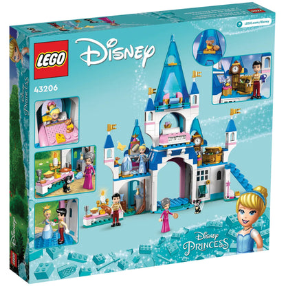 LEGO® Disney™ Cinderella and Prince Charming's Castle - Lâu Đài Lọ Lem và Hoàng Tử Charming - LEGO 43206 LEGO - ảnh 2 - Đồ ch