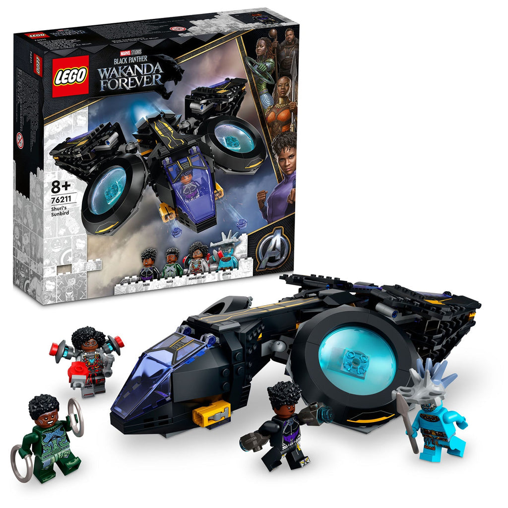 LEGO® Marvel Shuris Sunbird - Đồ Chơi Lắp Ráp Máy Bay Black Panther LEGO 76211 LEGO - ảnh 4 - LEGO Marvel Super Heroes
