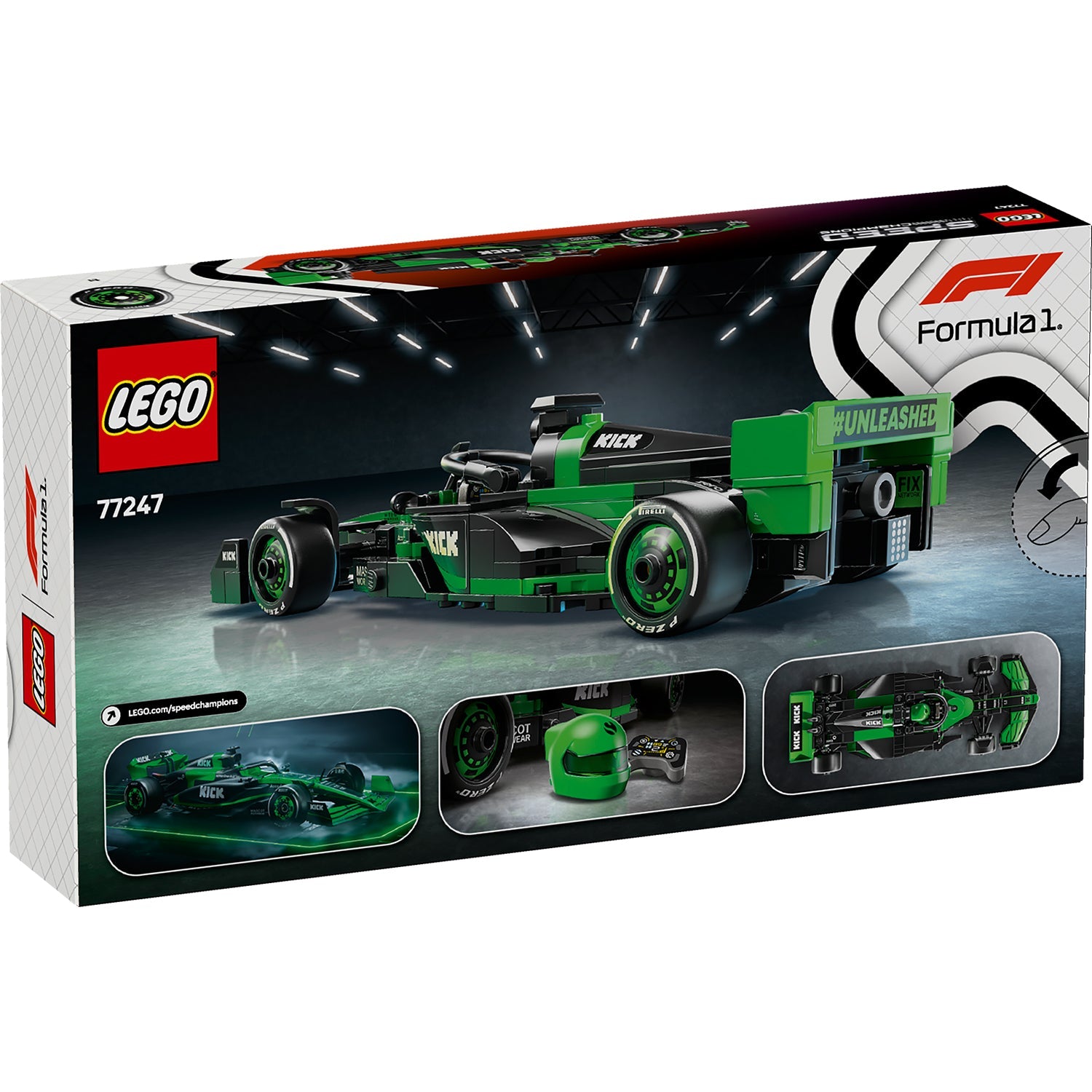 LEGO® Speed Champions - KICK Sauber F1® Team C44 Race Car Đồ Chơi Lắp Ráp Xe Đua F1 LEGO 77247 AG LEGO® Certified Stores - ản