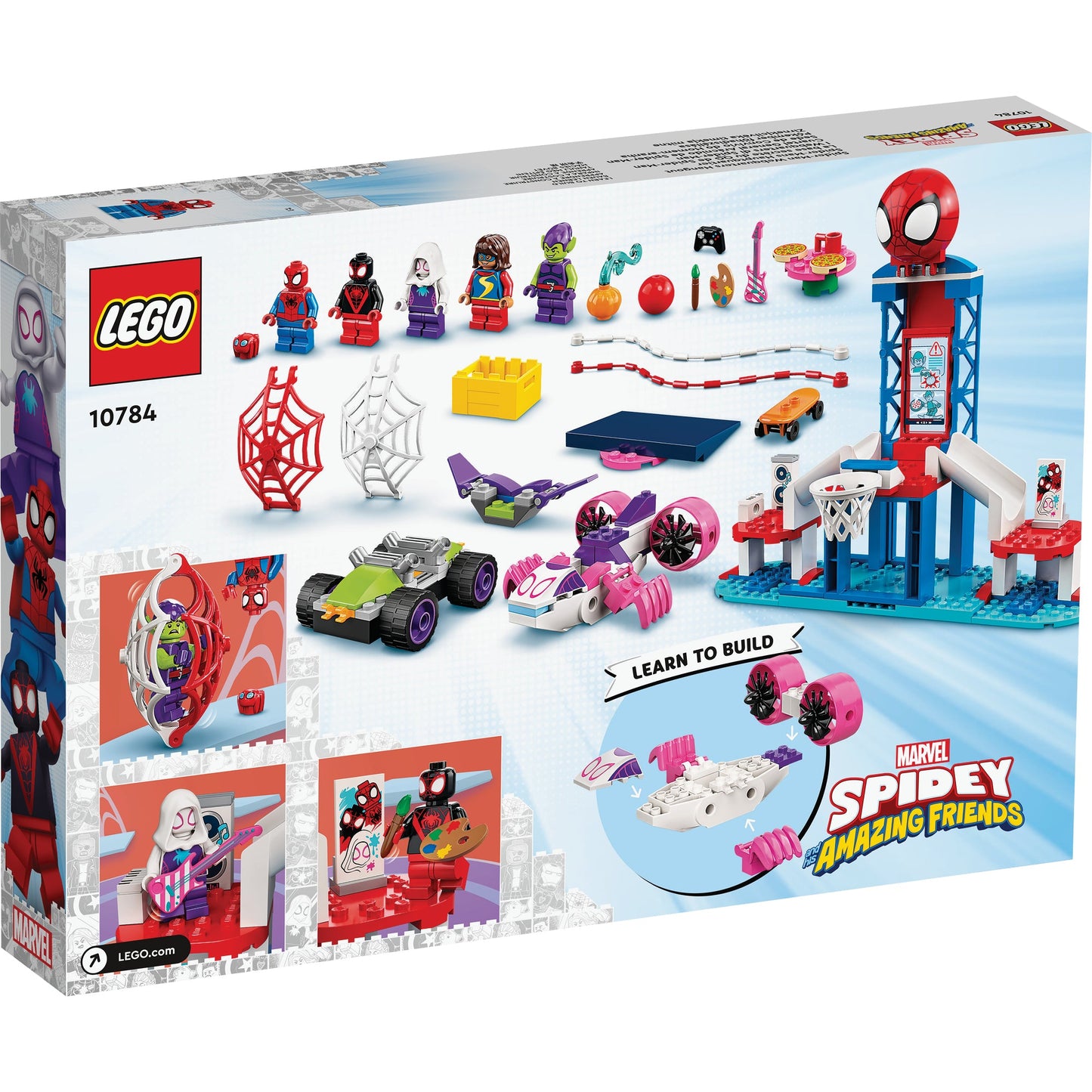 LEGO® Marvel Spider-Man Webquarters Hangout - Đồ Chơi Lắp Ráp Trụ Sở Nhện - LEGO 10784