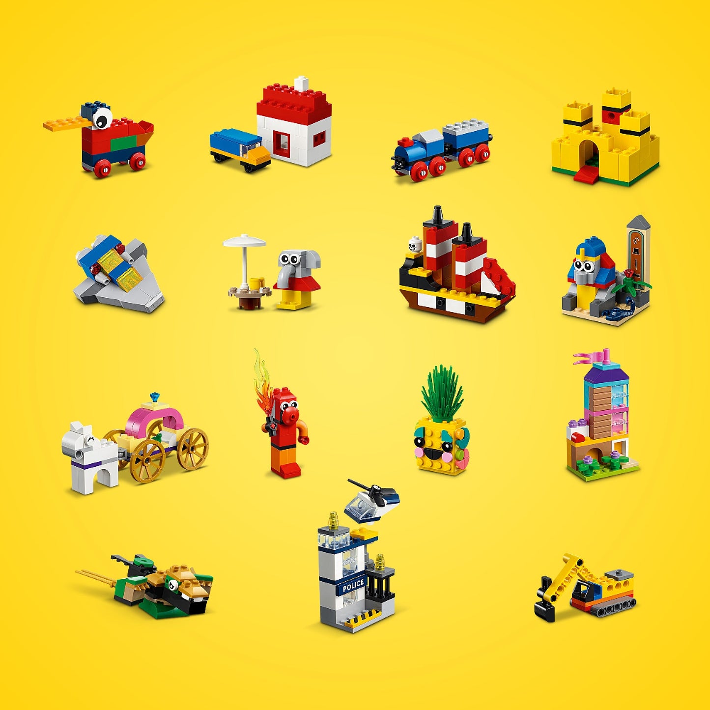 LEGO® Classic 90 Years of Play - Bộ Đồ Chơi Lắp Ráp Kỷ Niệm 90 Năm LEGO 11021 LEGO - ảnh 6 - LEGO Classic