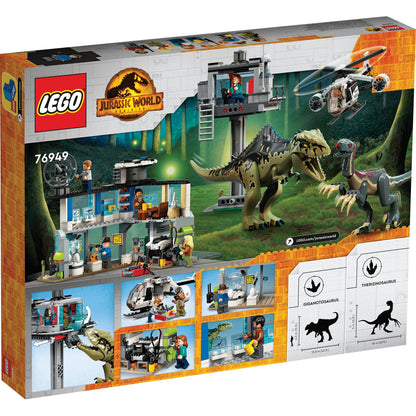 LEGO® Jurassic World Giganotosaurus and Therizinosaurus Attack - Bộ Đồ Chơi Lắp Ráp Khủng Long 76949 - LEGO LEGO - ảnh 7 - LE