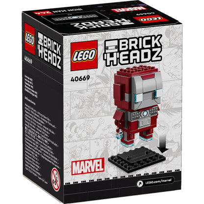 LEGO® BrickHeadz™ Iron Man MK5 Figure Mô Hình Lắp Ráp Marvel Siêu Anh Hùng LEGO 40669 LEGO - ảnh 4 - Mô hình lắp ráp LEGO