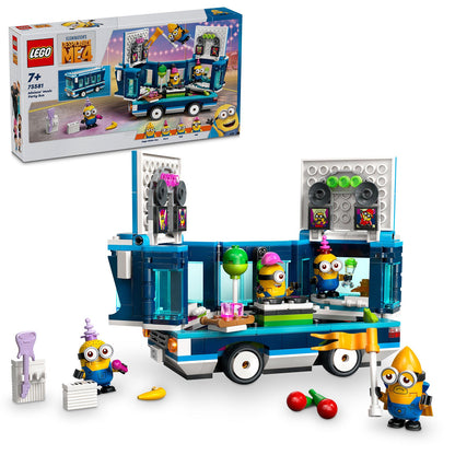 LEGO® Despicable Me 4 Minions’ Music Party Bus - Đồ Chơi Lắp Ráp Xe Buýt Tiệc Tùng Minion - LEGO 75581