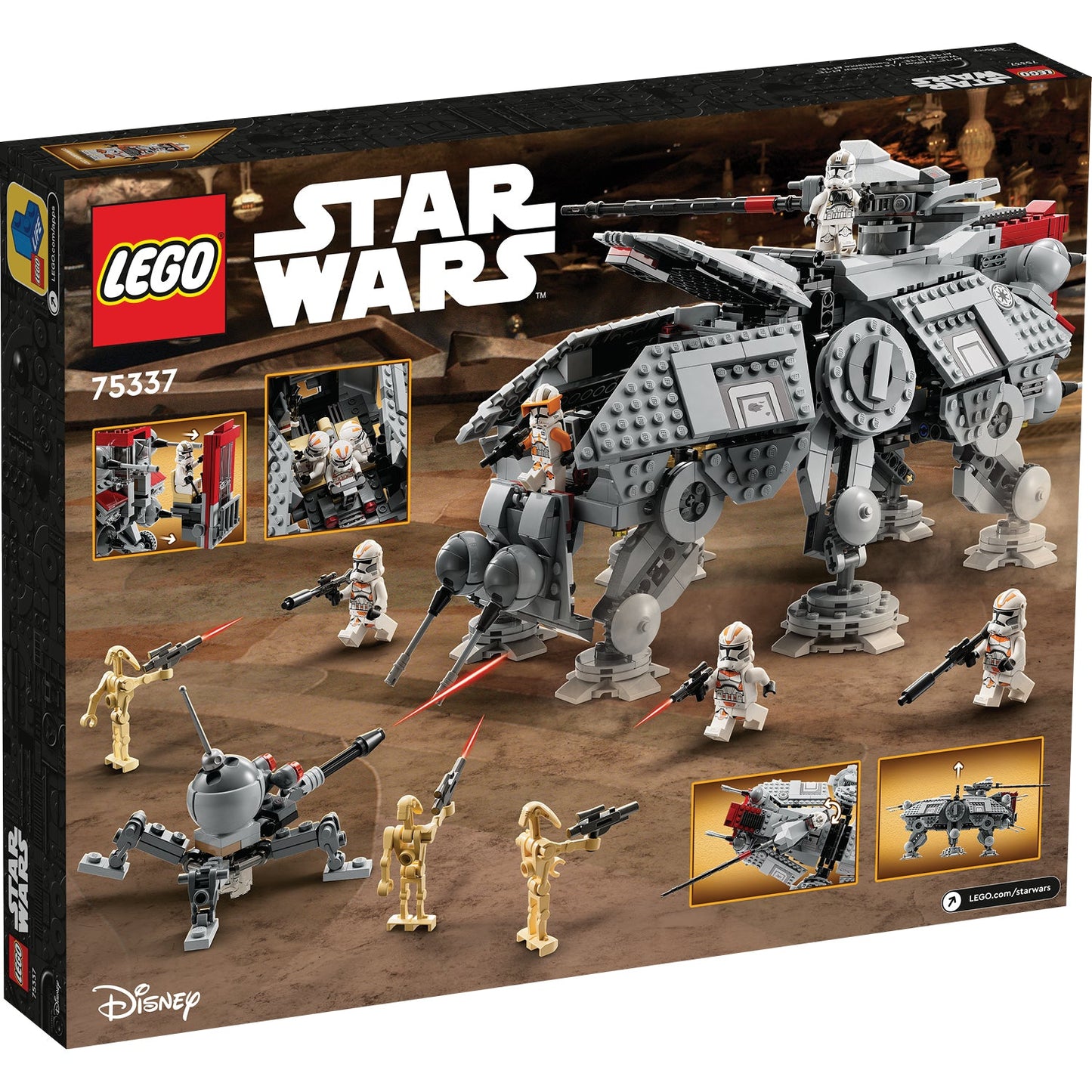 LEGO® Star Wars™ AT-TE™ Walker - Mô hình lắp ráp Chiến xa bọc thép - LEGO 75337 LEGO - ảnh 6 - Lego Construction Sets