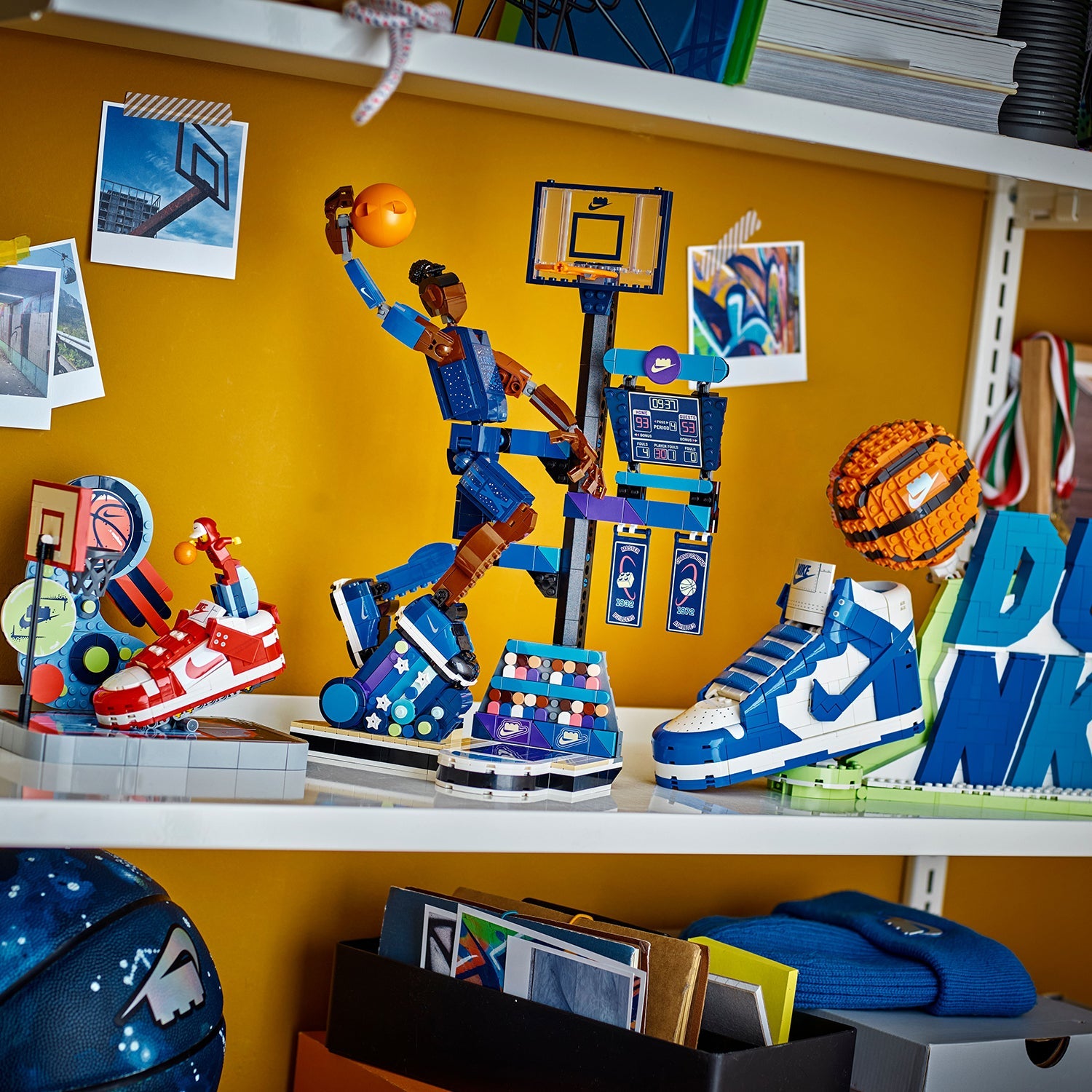 LEGO® Nike Dunk Trickshot - Bộ Lắp Ráp Giày Nike Dunk & Sân Bóng Rổ - LEGO 43021 LEGO - ảnh 1 - LEGO Sets