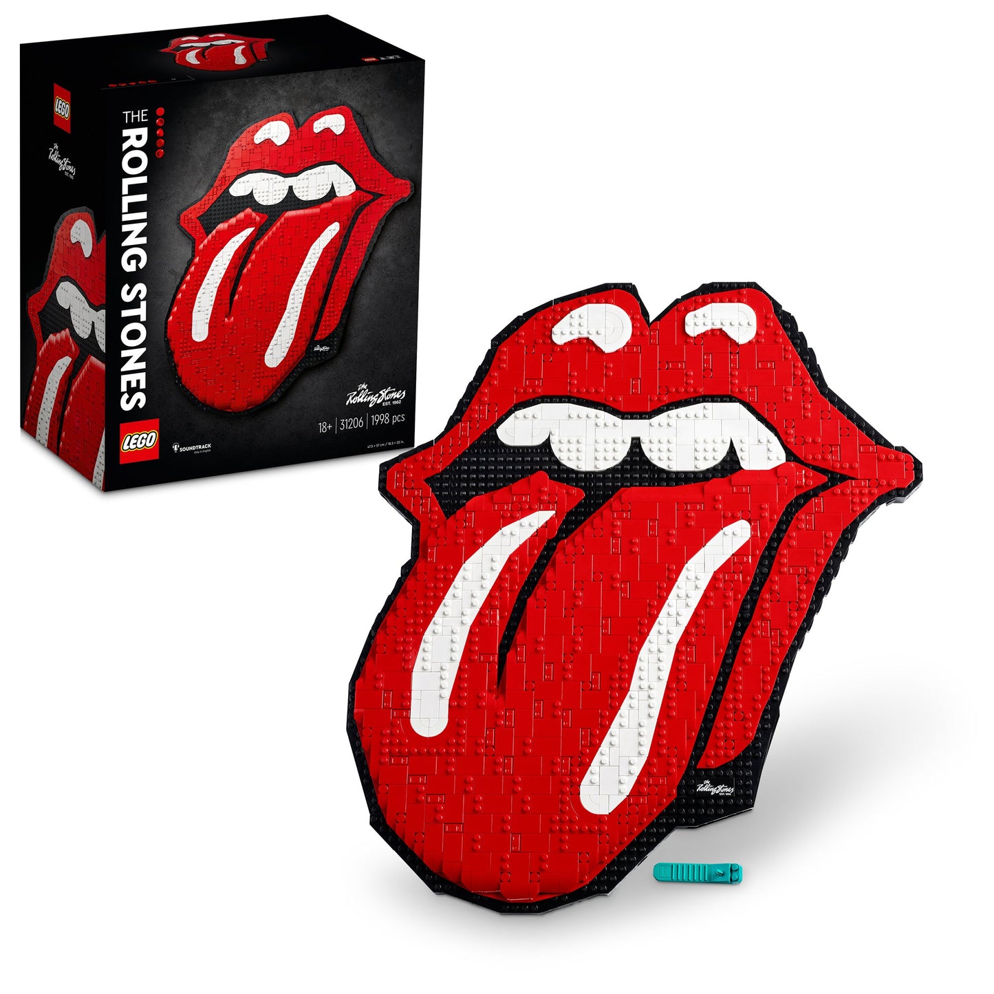 LEGO® Art The Rolling Stones - Tranh Lắp Ráp Nghệ Thuật 3D - LEGO 31206 LEGO - ảnh 1 - LEGO Art