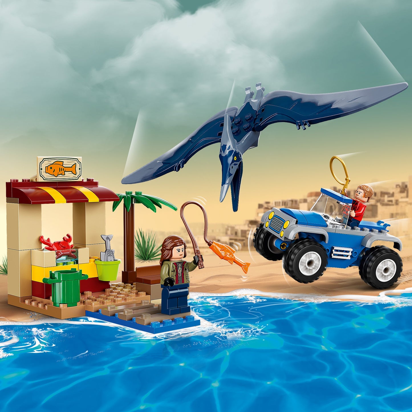 LEGO® Jurassic World Pteranodon Chase - Đồ Chơi Lắp Ráp Khủng Long LEGO 76943 LEGO - ảnh 5 - Lego
