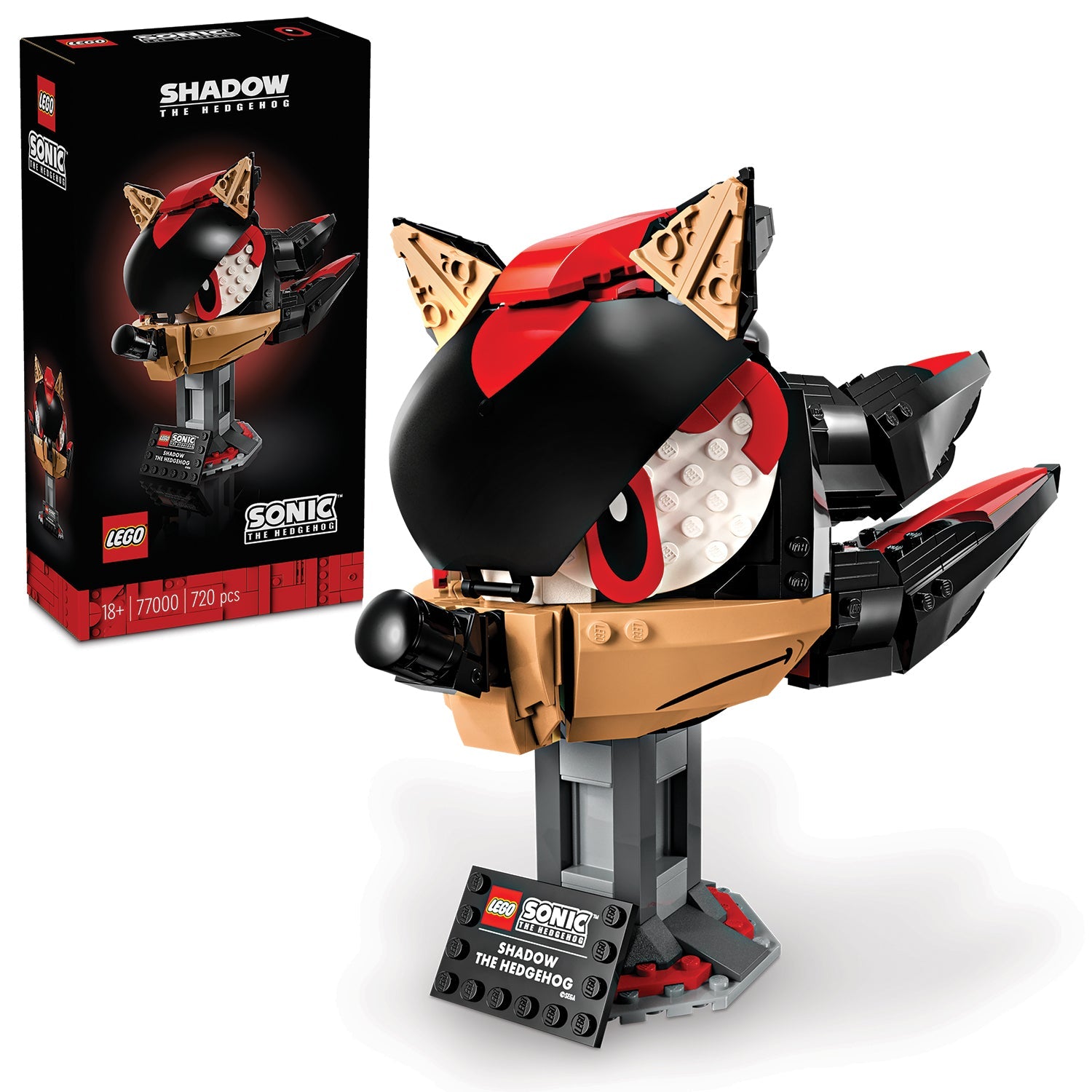 LEGO® Sonic the Hedgehog™ Shadow the Hedgehog - Mô Hình Lắp Ráp Trưng Bày Người Lớn LEGO 77000 LEGO - ảnh 6 - Lego